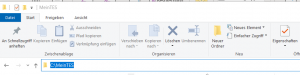 Rechtsklick auf ZIP-Datei