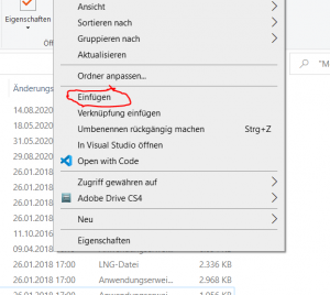 Rechtsklick auf ZIP-Datei