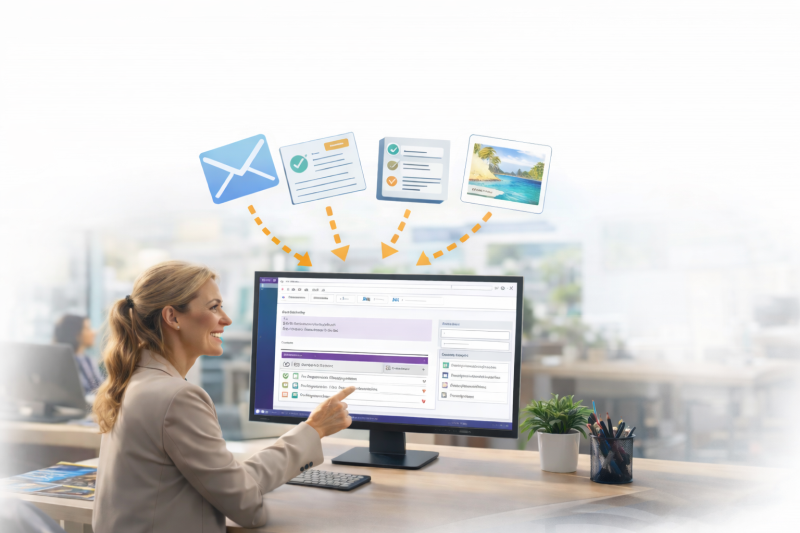 Beispiel: Kundenanfrage im Überblick