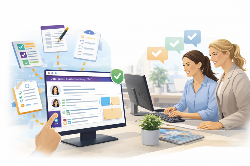 Beispiel: Übergabe im Team