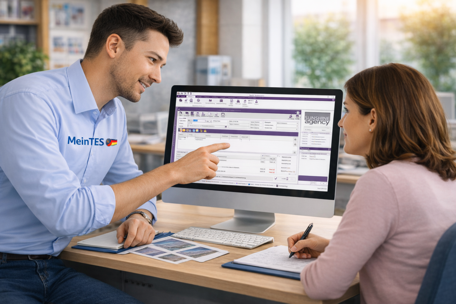 Deutschsprachige Ansprechpartner von MeinTES im Austausch mit Reisebüros